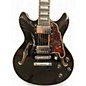 Used D'Angelico DAPMDCBLF2NS MINI DC Black Hollow Body Electric Guitar