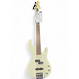 Used Aria MAGNA PRO 2 White Electric Bass Guitar