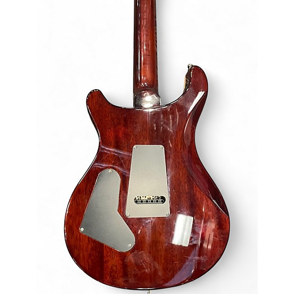 Used PRS SE Custom 24 BLACK AND GOLD BURST Solid Body Electric Guitar