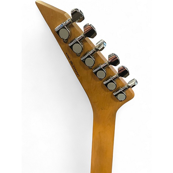 Used Dean CUSTOM ZONE PINK GUITAR FLOURESCENT PINK Solid Body Electric Guitar