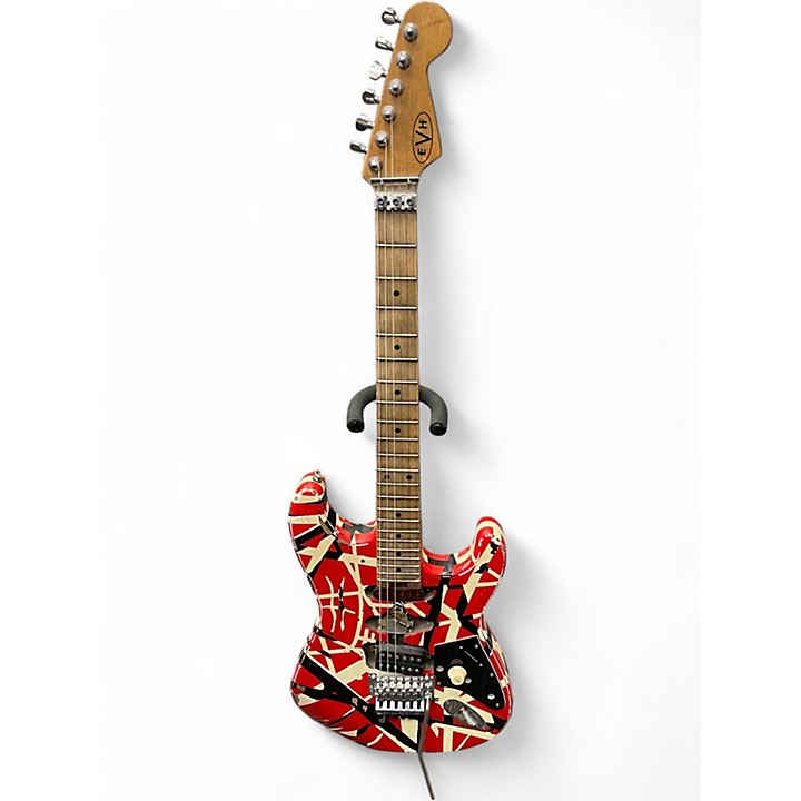 ギター EVHStriped Series Red with Black Stripes EVH Striped Series - Red with Black and White Stripes