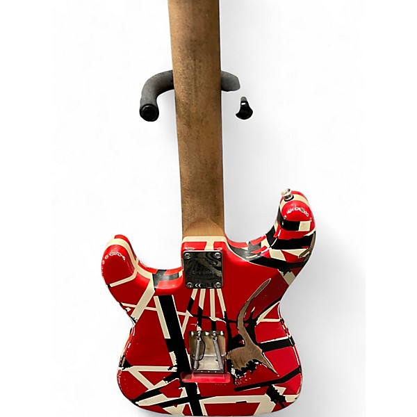 Used EVH Striped Series Frankie RED WITH BLACK AND WHITE