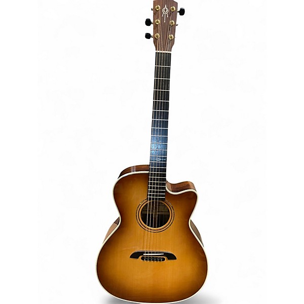 Used Alvarez GYM70CE 2 Tone Sunburst Acoustic Electric Guitar