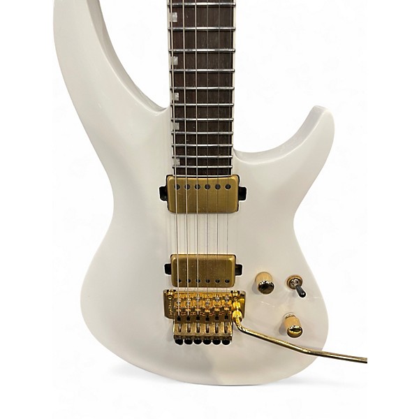 Used ESP ltd h3-1000 Snow White Solid Body Electric Guitar