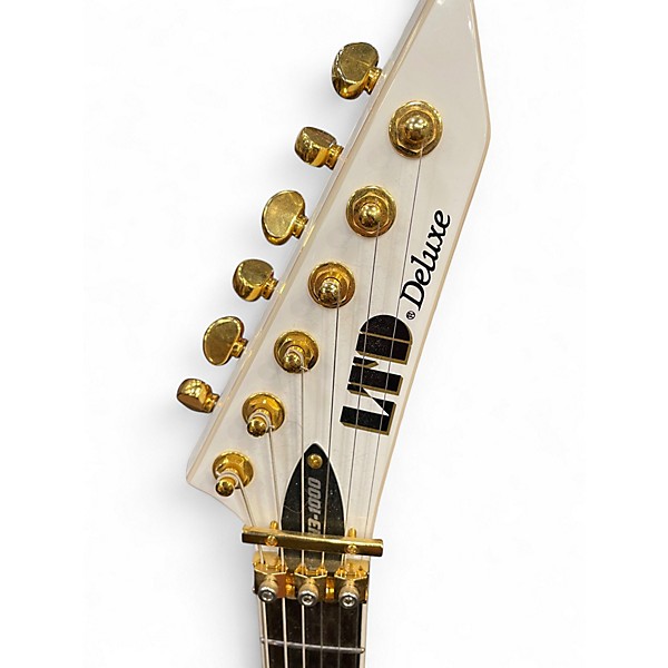 Used ESP ltd h3-1000 Snow White Solid Body Electric Guitar