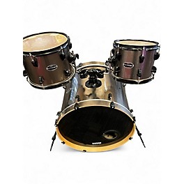 Used PDP by DW 3 Piece mainstage Black and Silver Drum Kit