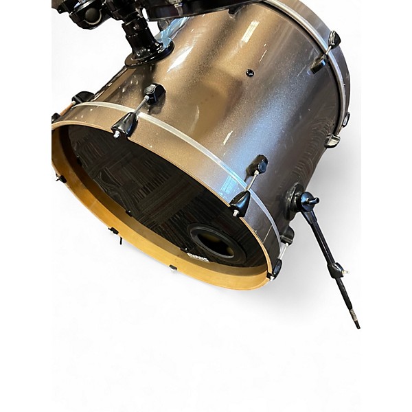 Used PDP by DW 3 Piece mainstage Black and Silver Drum Kit