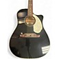 Used Fender Sonoran SCE Black Acoustic Electric Guitar thumbnail