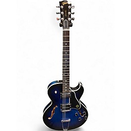 Used Gibson 2002 ES135 Blue Burst Hollow Body Electric Guitar