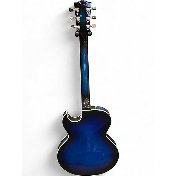 Used Gibson 2002 ES135 Blue Burst Hollow Body Electric Guitar