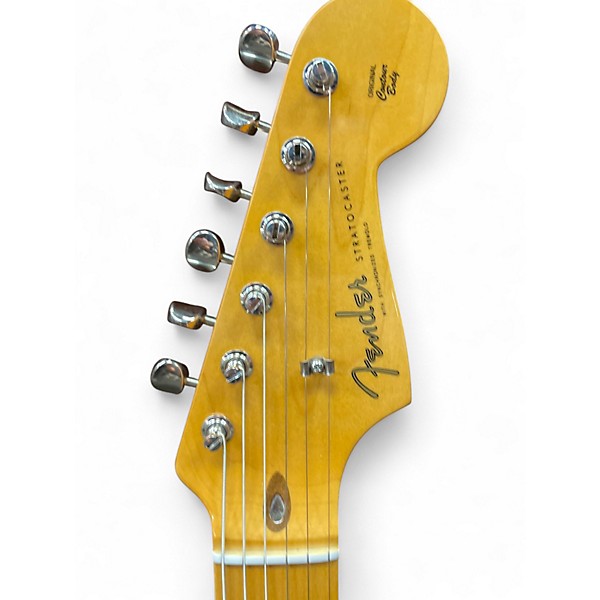 Used Fender Lincoln Brewster Stratocaster Olympic Pearl Solid Body Electric Guitar