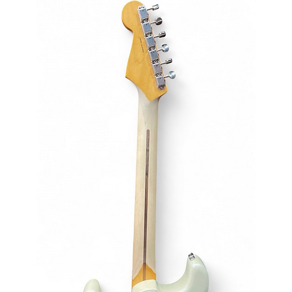 Used Fender Lincoln Brewster Stratocaster Olympic Pearl Solid Body Electric Guitar