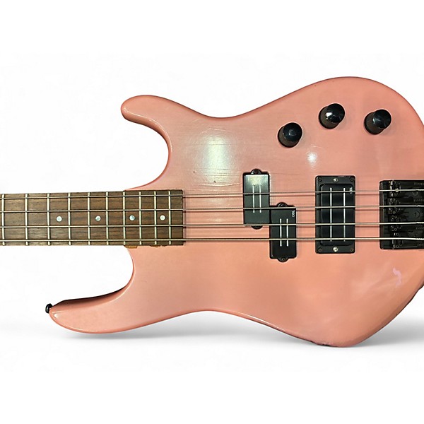 Vintage 1987 Hamer Chapparal Salmon Electric Bass Guitar