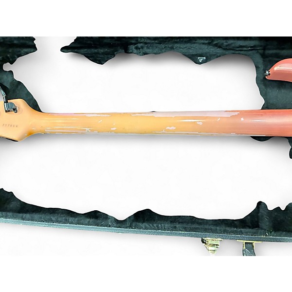 Vintage 1987 Hamer Chapparal Salmon Electric Bass Guitar