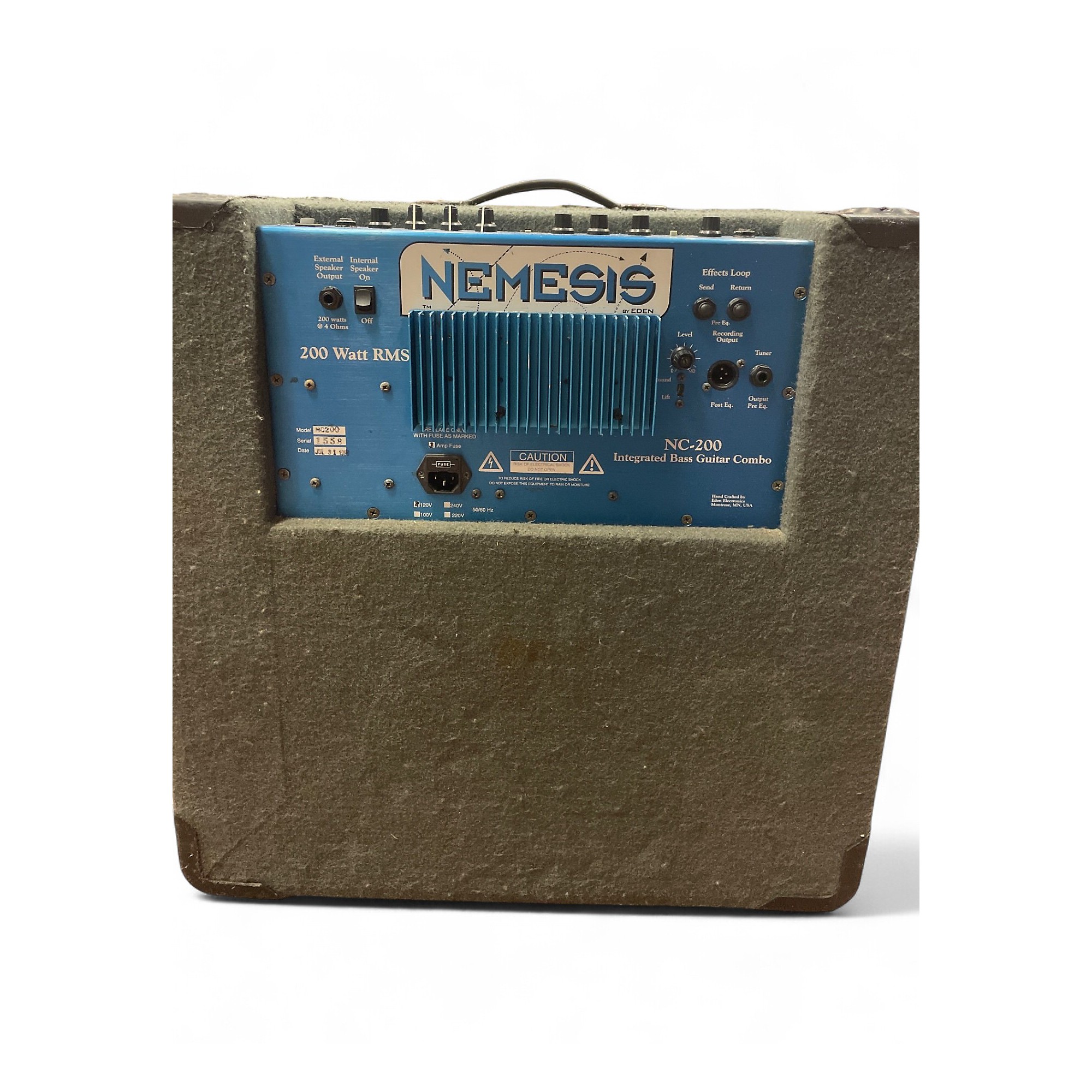 Used 2000s Nemesis NC-200 Bass Combo Amp | Guitar Center