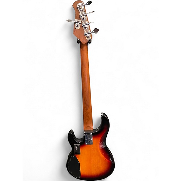 Used Sterling by Music Man Sting Ray 5 3 Color Sunburst Spalted Maple Electric Bass Guitar