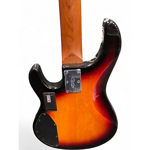 Used Sterling by Music Man Sting Ray 5 3 Color Sunburst Spalted Maple Electric Bass Guitar