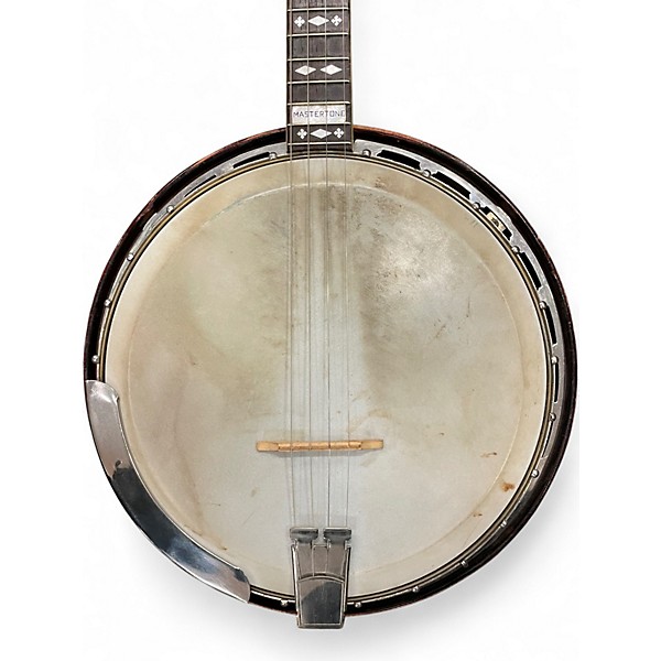 Vintage 1920s Gibson Mastertone Tenor Natural Banjo