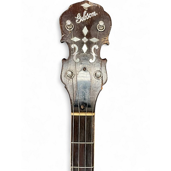 Vintage 1920s Gibson Mastertone Tenor Natural Banjo