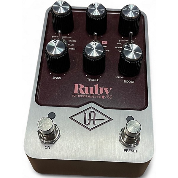 Used Universal Audio ruby top boost Effect Pedal