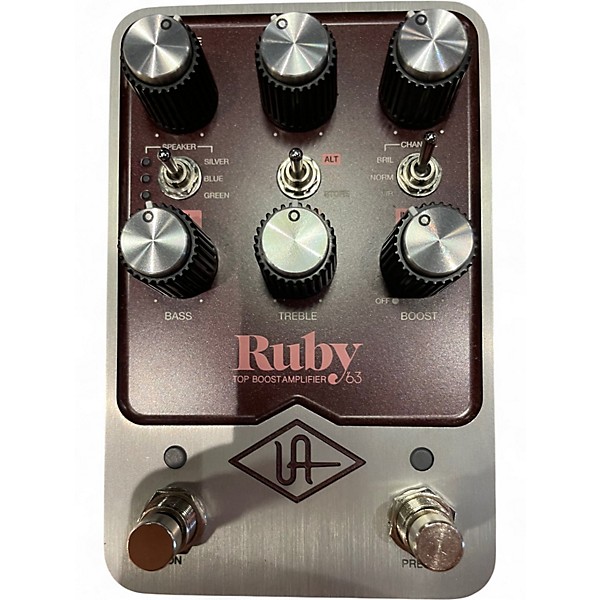 Used Universal Audio ruby top boost Effect Pedal