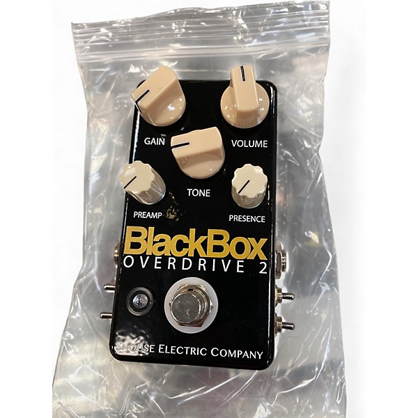 Used Snouse Electric blackbox overdrive 2 Effect Pedal