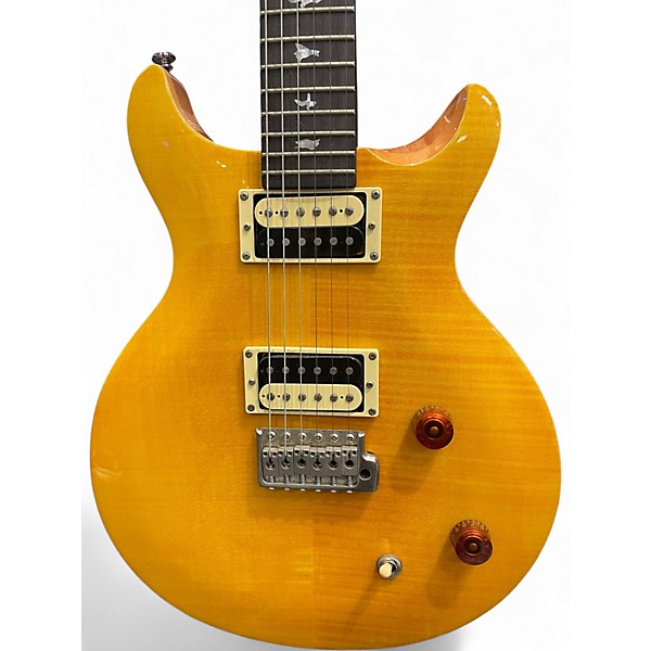 Used PRS Carlos Santana Signature SE Yellow Solid Body Electric Guitar