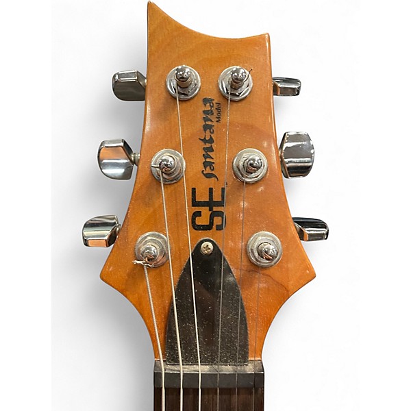 Used PRS Carlos Santana Signature SE Yellow Solid Body Electric Guitar