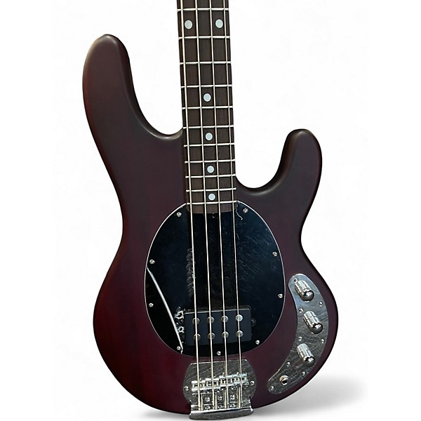 Used Sterling by Music Man STINGRAY RAY4 WALNUT STAIN Electric Bass Guitar