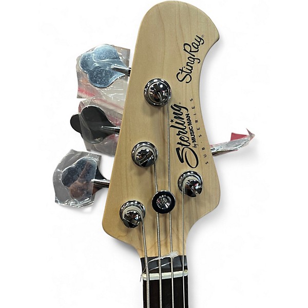 Used Sterling by Music Man STINGRAY RAY4 WALNUT STAIN Electric Bass Guitar