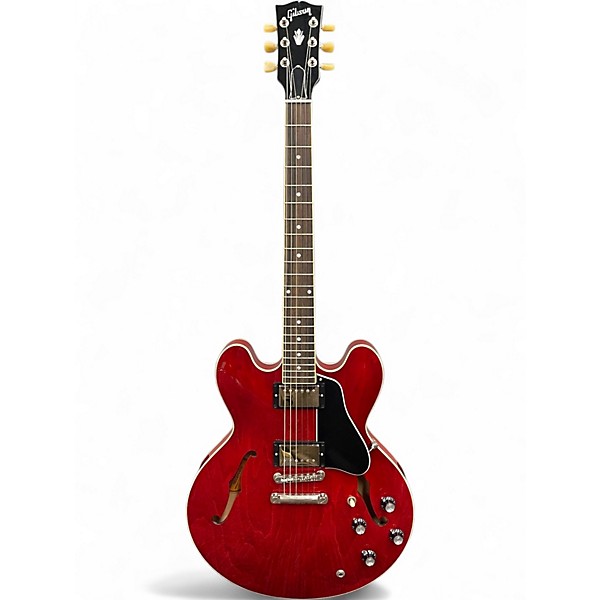 Used Gibson ES335 Cherry Hollow Body Electric Guitar