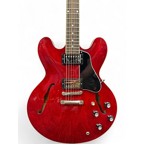 Used Gibson ES335 Cherry Hollow Body Electric Guitar