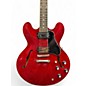 Used Gibson ES335 Cherry Hollow Body Electric Guitar