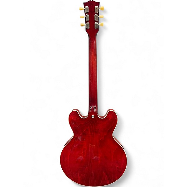 Used Gibson ES335 Cherry Hollow Body Electric Guitar