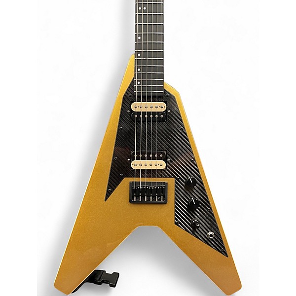 Used Klos Vector Gold Solid Body Electric Guitar