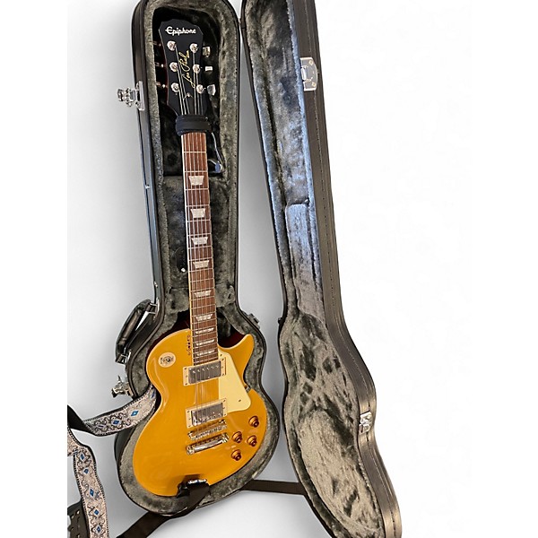 Used Epiphone Les Paul Traditional Pro IV Gold Top Solid Body Electric Guitar