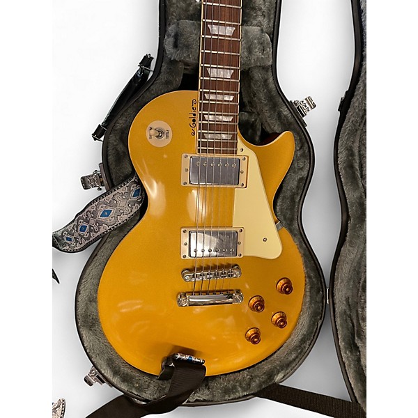 Used Epiphone Les Paul Traditional Pro IV Gold Top Solid Body Electric Guitar