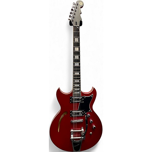 Used 2015 Reverend Tricky Gomez Red Solid Body Electric Guitar