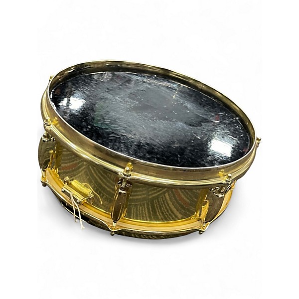 Vintage 1980s Slingerland 14X5.5 BRASS OVER MAPLE SNARE BRASS Drum