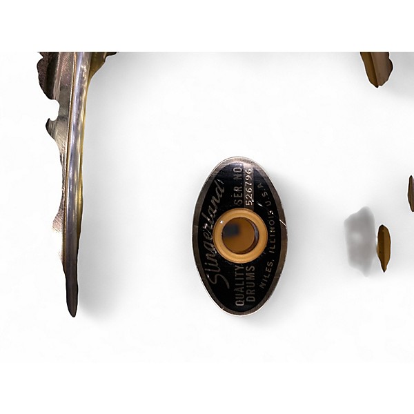 Vintage 1980s Slingerland 14X5.5 BRASS OVER MAPLE SNARE BRASS Drum