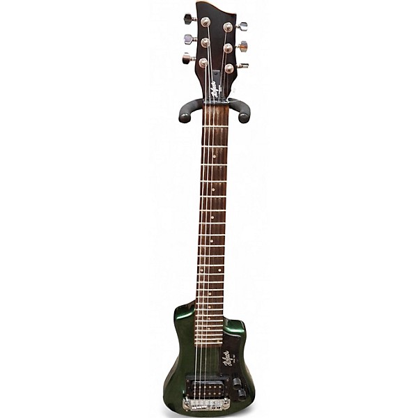 Used 2022 Hofner Contemporary Green Solid Body Electric Guitar