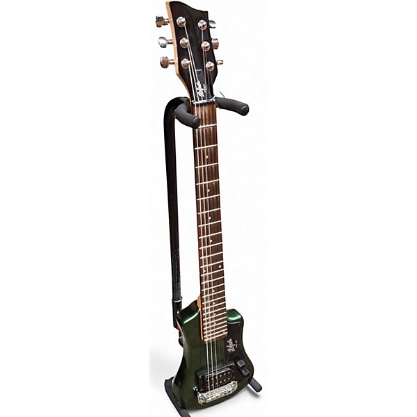 Used 2022 Hofner Contemporary Green Solid Body Electric Guitar