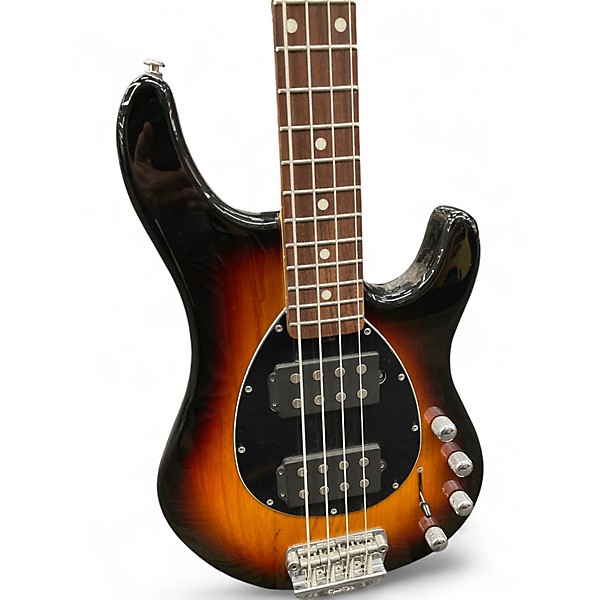 Used Ernie Ball Music Man Sterling HH 3 Color Sunburst Electric Bass Guitar
