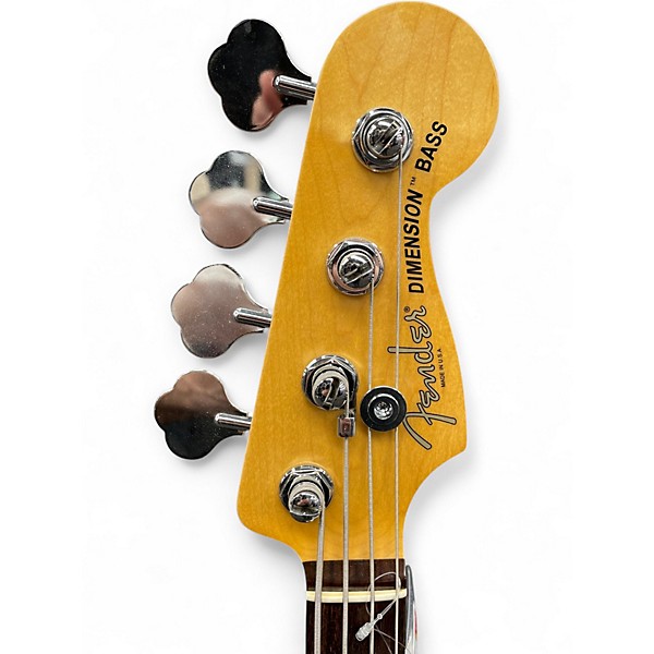 Used 2014 Fender American Standard HH Dimension Bass IV 3 Color Sunburst Electric Bass Guitar