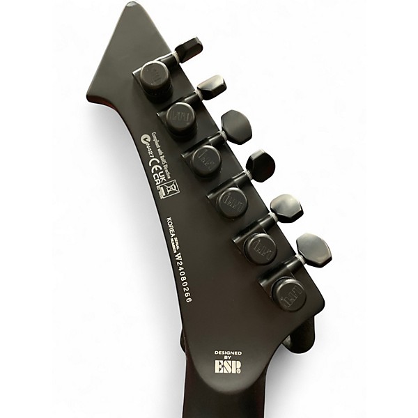 Used ESP LTD James Hetfield Snakebyte Black Solid Body Electric Guitar