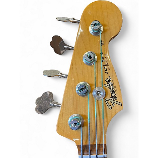 Used Fender Jaco Pastorius Signature Fretless Jazz Bass 3 Color Sunburst Electric Bass Guitar