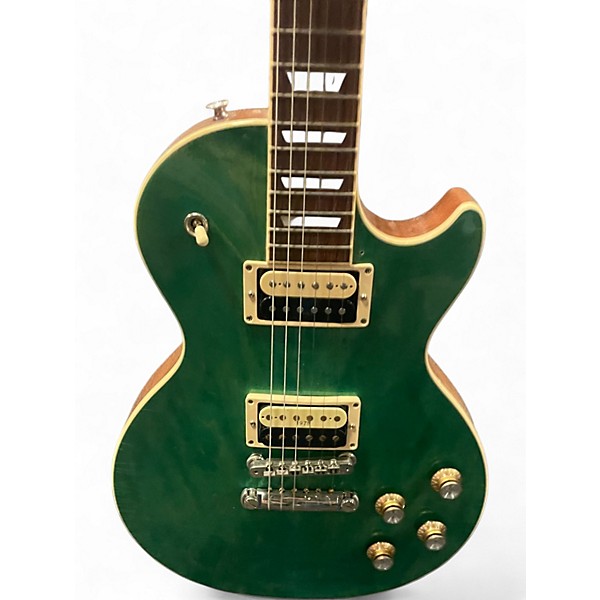 Used Gibson Les Paul Classic Trans Green Solid Body Electric Guitar