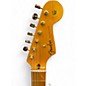 Used Fender 60th Anniversary Stratocaster GOLD AND TAN Solid Body Electric Guitar