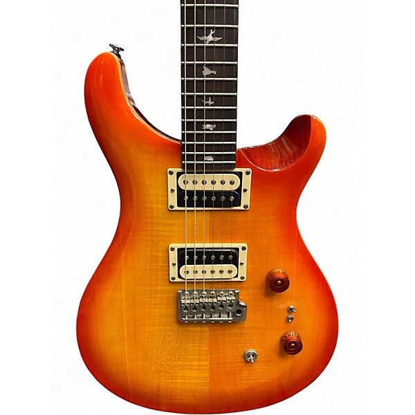 Used PRS SE Custom 24-08 sunburst Solid Body Electric Guitar