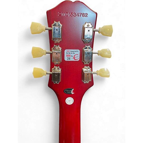 Used Epiphone 1959 Reissue Les Paul Standard AGED DARK CHERRY BURST Solid Body Electric Guitar